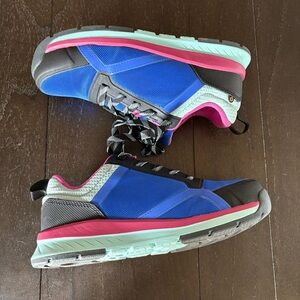 Bogs‎ Sandstone Knit Low Shoes Women Size 9 Composite Safety Toe Sneakers Work